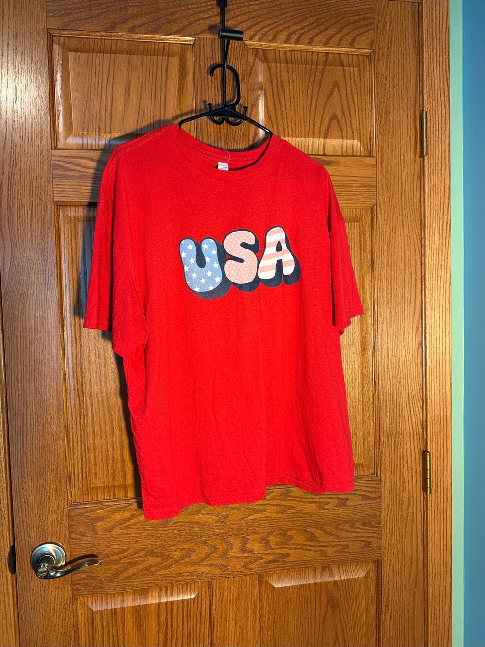 Red USA Graphic Tee